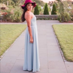 LULUS| Maxi dress. Size Small. Color *Turquoise* (according to their website)